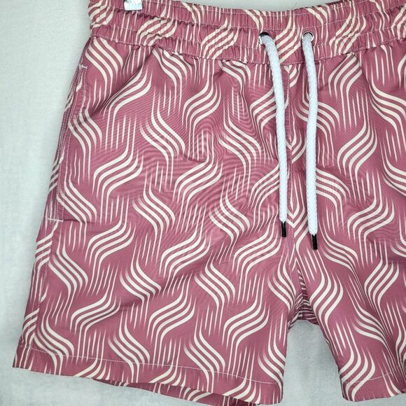 Frescobol Carioca Patterned Swimming Trunks Size Large Short - Picture 4 of 9
